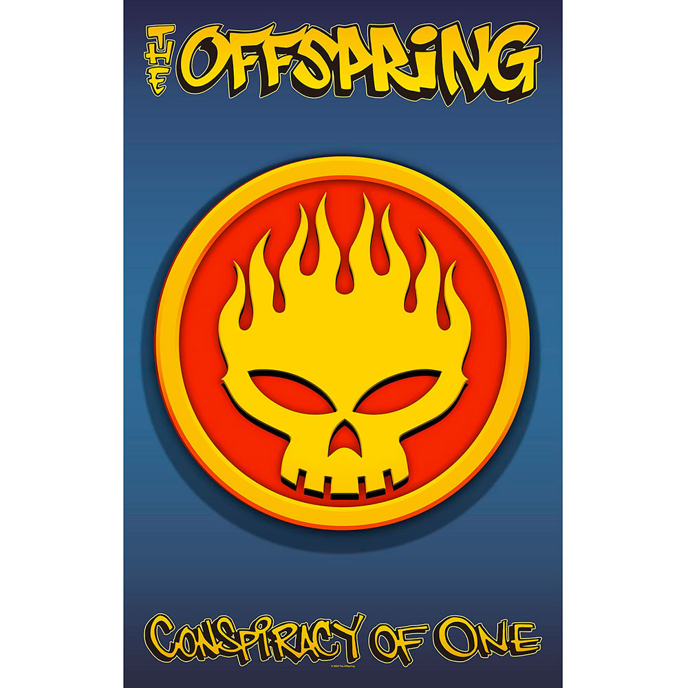 【激レア品】THE OFFSPRING TEXTILE POSTER The Offspring 'Conspiracy Of One' Textile Poster | Eyesore Merch