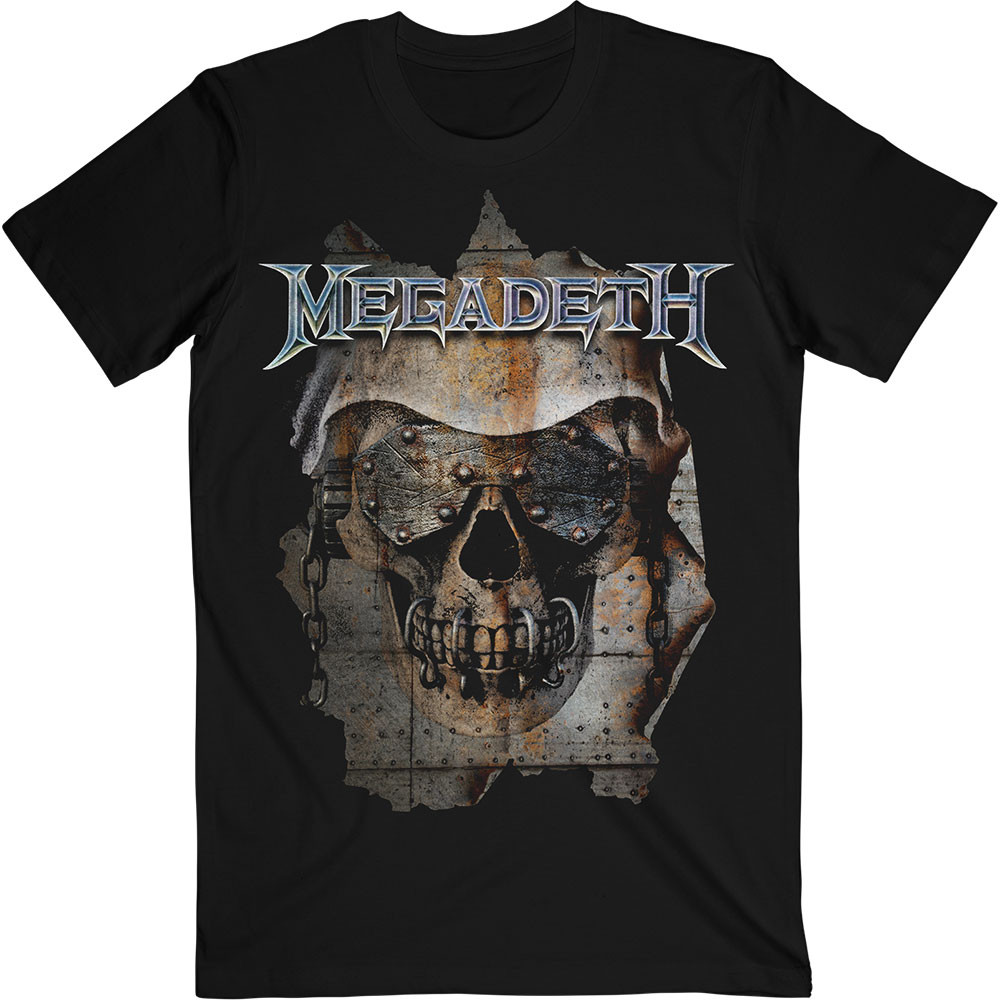 Megadeth 'Youthanasia Ripped Thru' (Black) T-Shirt | Eyesore Merch
