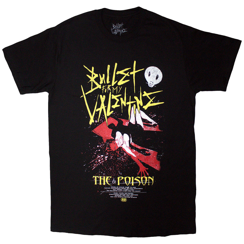 Bullet For My Valentine 'The Poison Cover' (Black) T-Shirt