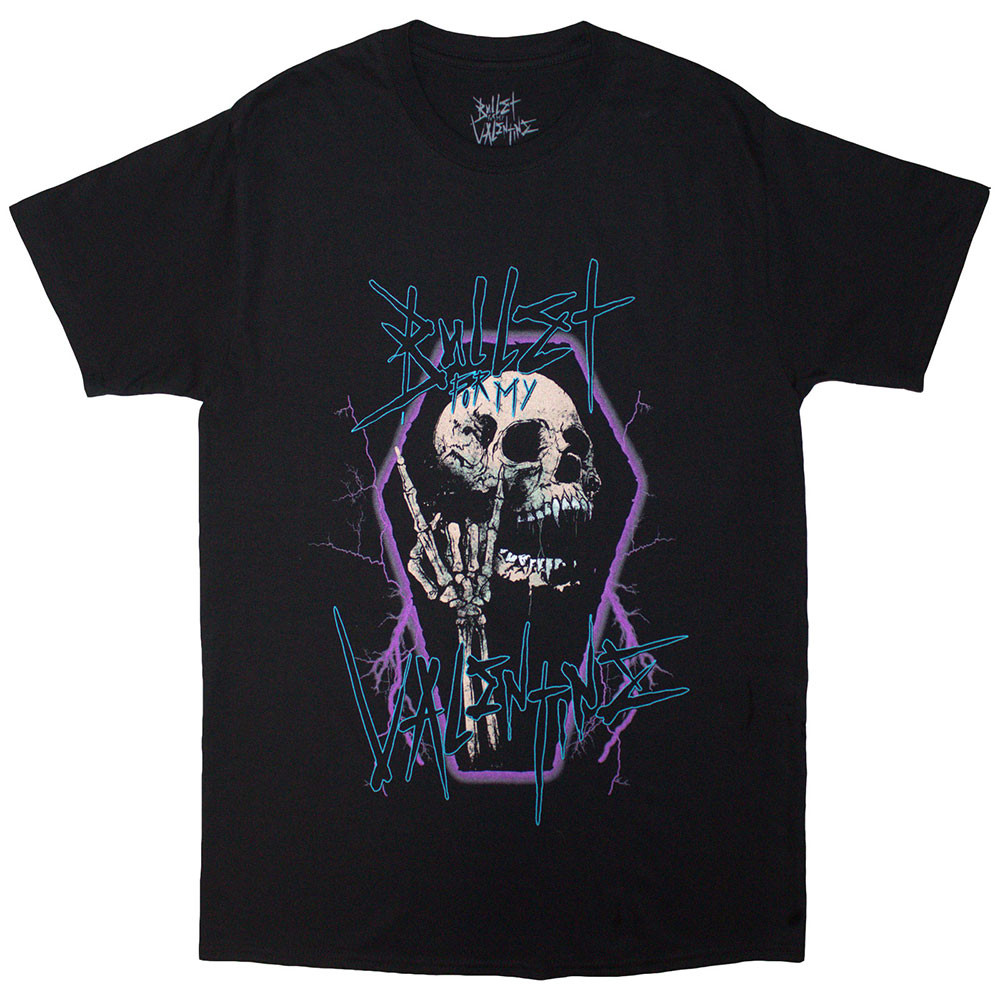 Bullet For My Valentine 'Thrash Skull'  (Black) T-Shirt