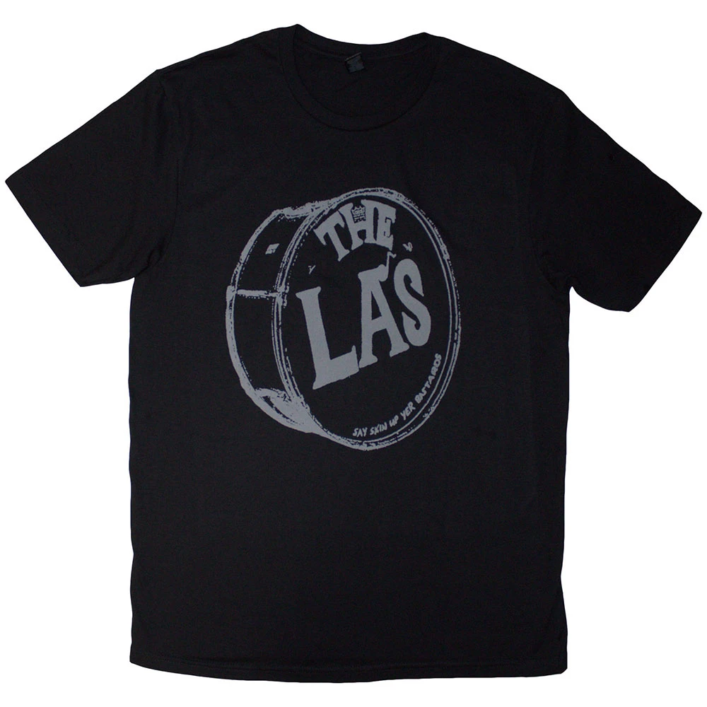 The LA's 'Grey Drum Head Logo' (Black) T-Shirt