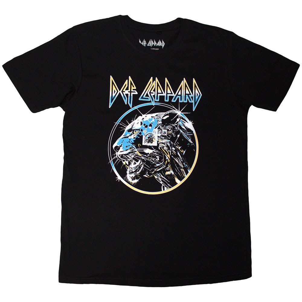 Def Leppard 'Metal Leopard' (Black) T-Shirt