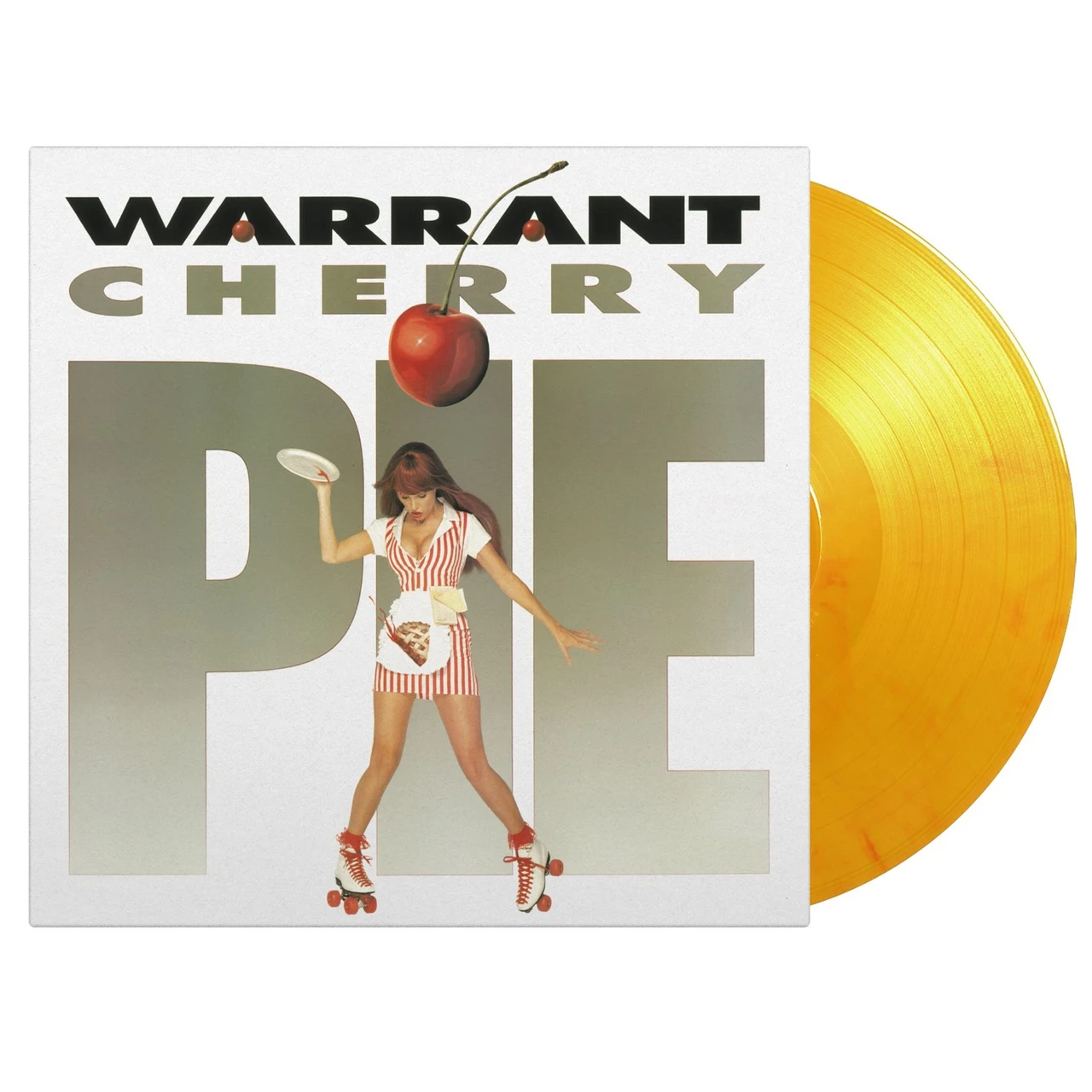 Warrant 'Cherry Pie' LP Yellow  Marbled Vinyl
