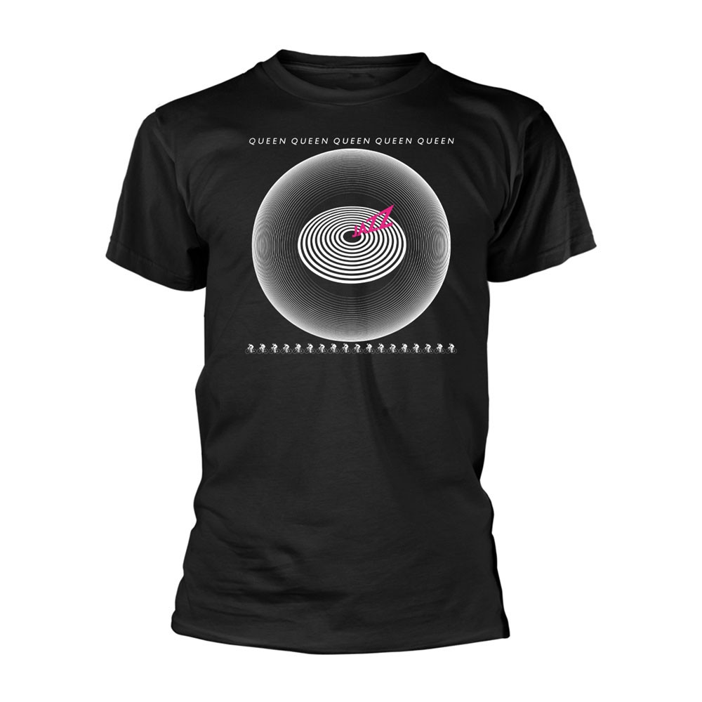 Queen jazz アルバムTシャツ ブラック　ヴィンテージ　レコード Queen 'Jazz' (Black) T-Shirt | Eyesore Merch