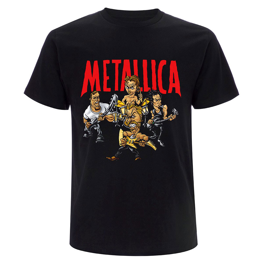 Metallica 'Load Chavez Cartoon' (Black) T-Shirt