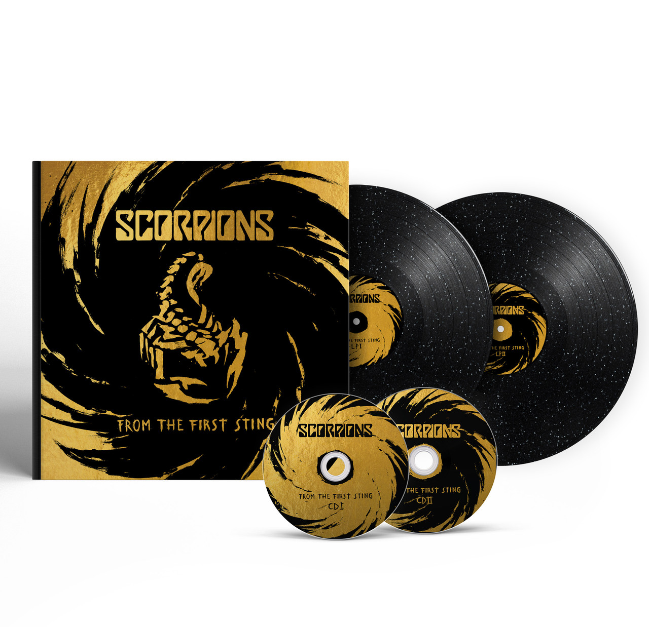 Scorpions 'From The First Sting' Deluxe Bookpack 2CD & 2LP Sparkling Vinyl