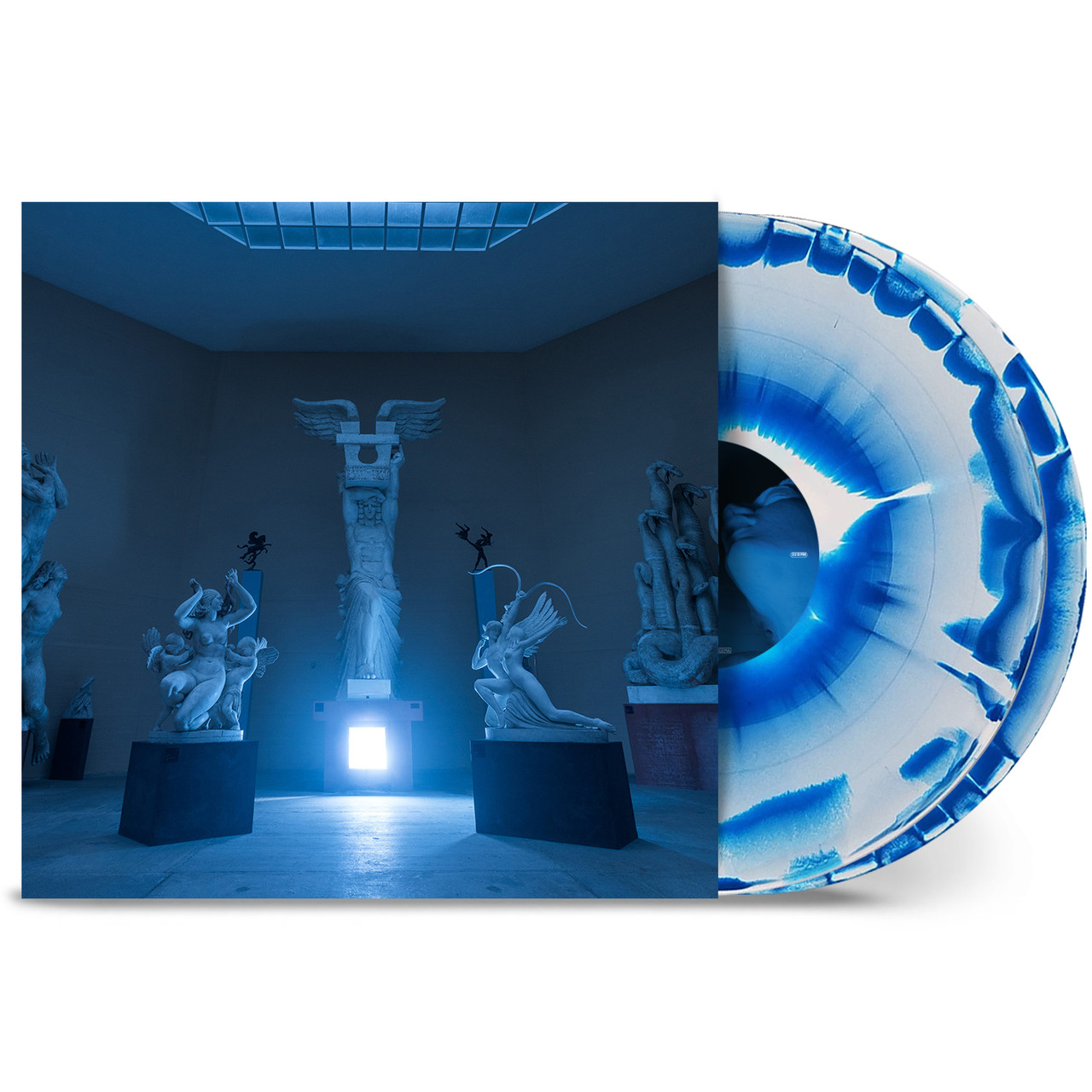 Perturbator 'Age Of Aquarius' 2LP White Blue Inkspot Vinyl