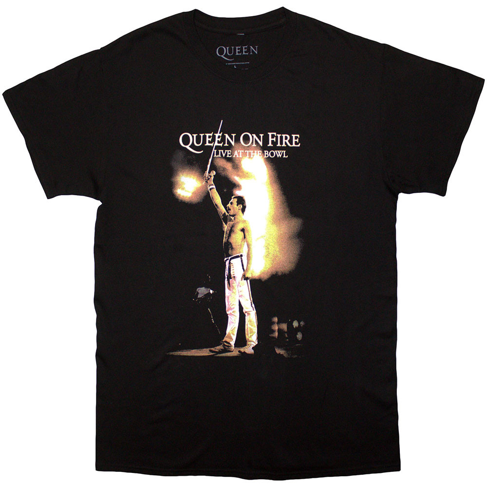 Queen 'Live At The Bowl' (Black) T-Shirt
