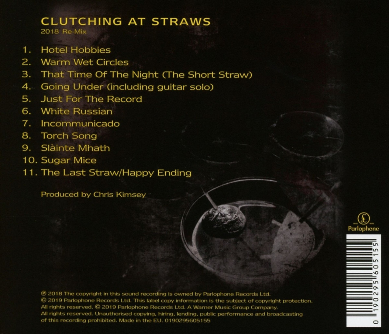 Marillion 'Clutching At Straws' (2018 Remix) CD Jewel Case