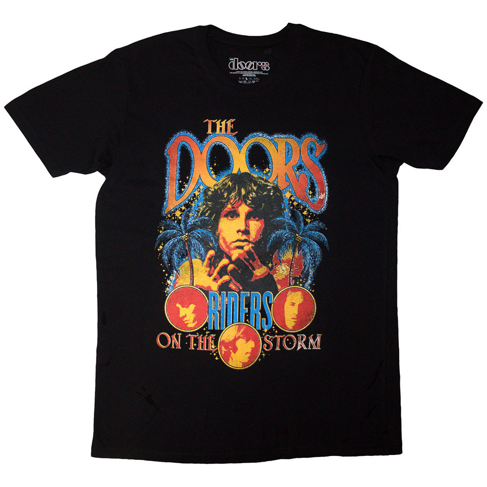 The Doors 'Riders On The Storm' (Black) T-Shirt