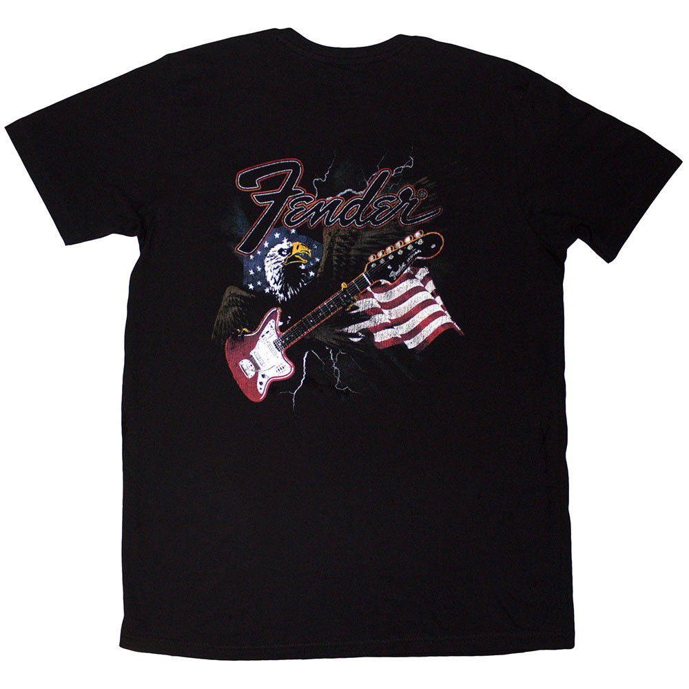 Fender 'Eagle' (Black) T-Shirt BACK