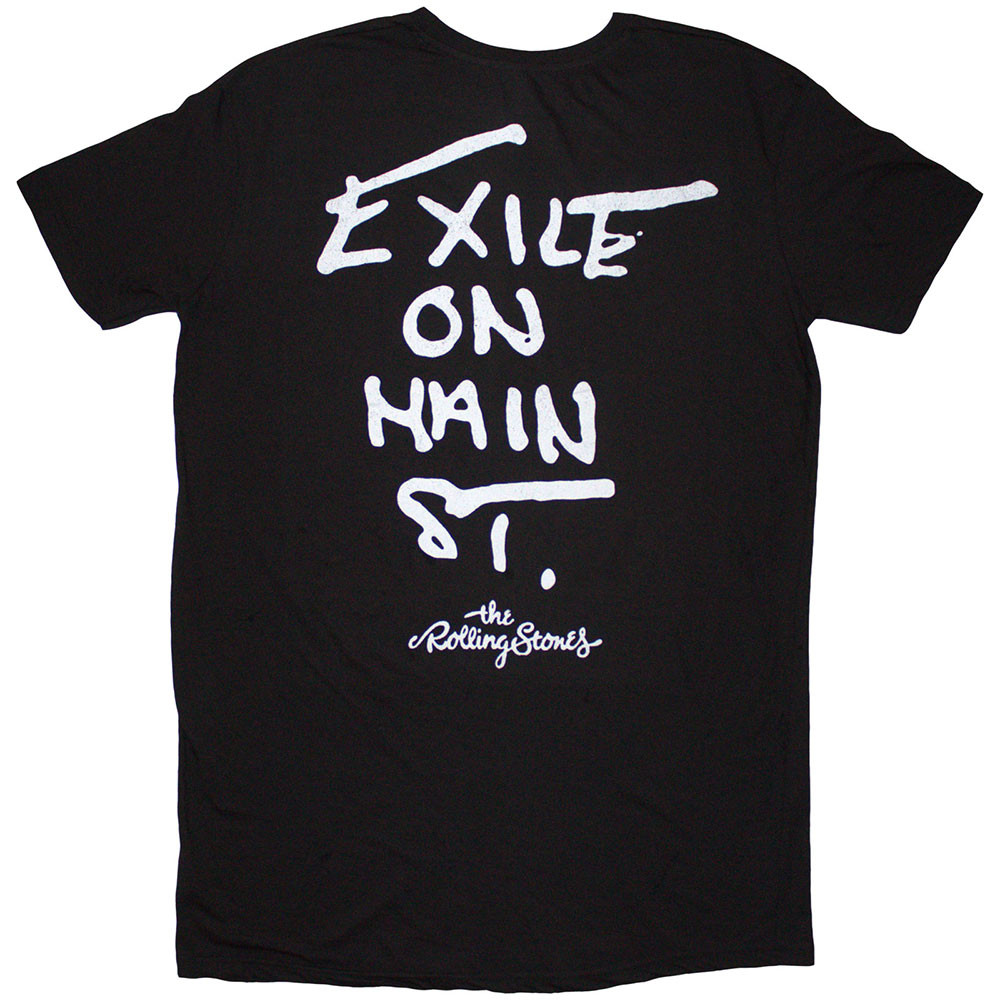 The Rolling Stones 'Ya Gotta Roll Exile' (Black) Womens T-Shirt Dress BACK