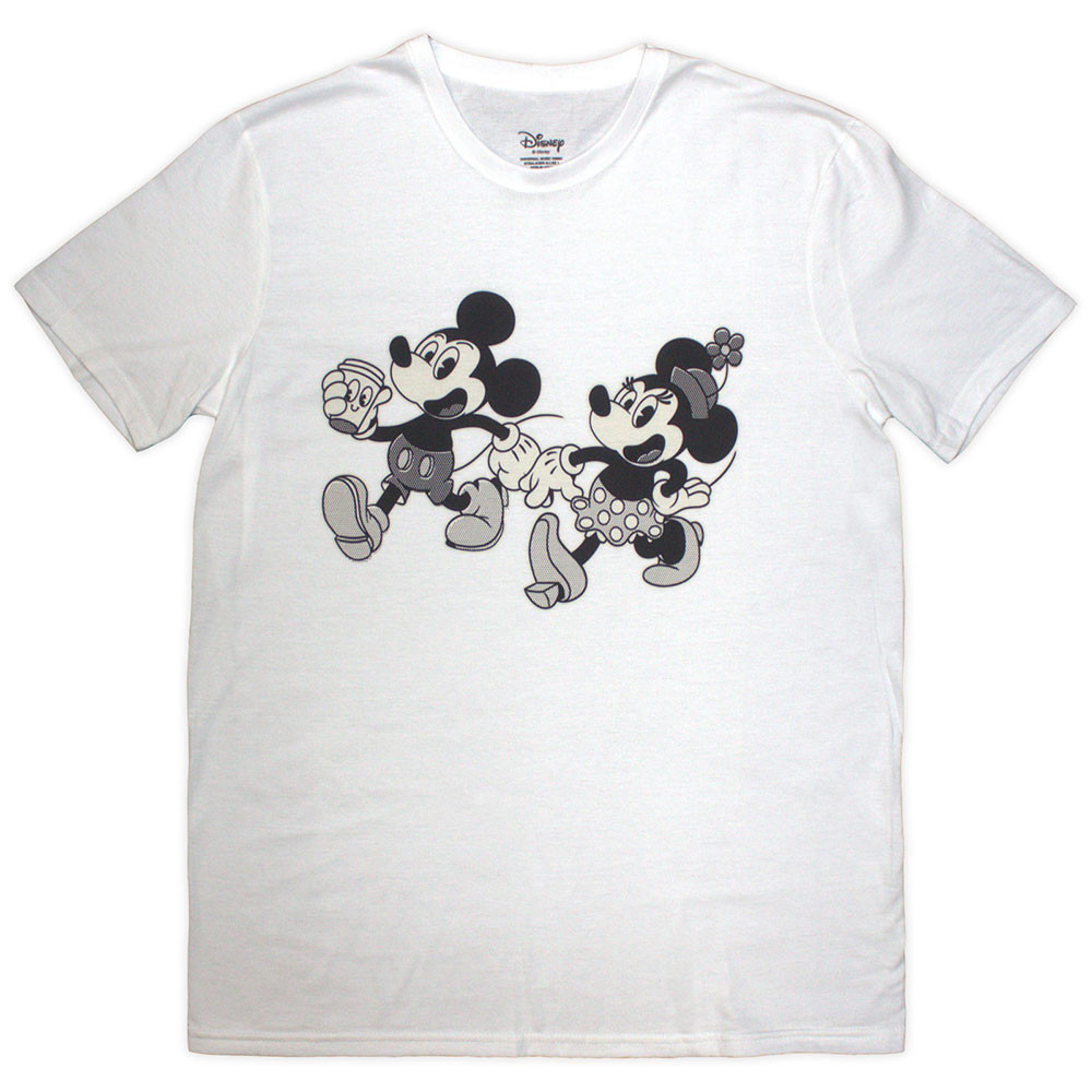 Disney Mickey Mouse 'Mickey & Minnie' (White) T-Shirt | Eyesore Merch