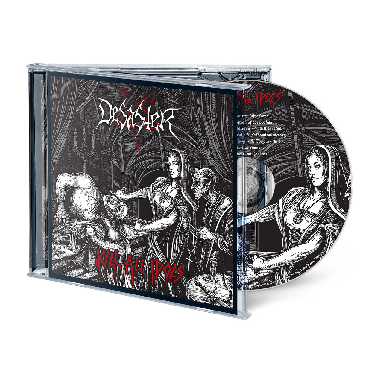 Desaster 'Kill All Idols' Jewel Case CD