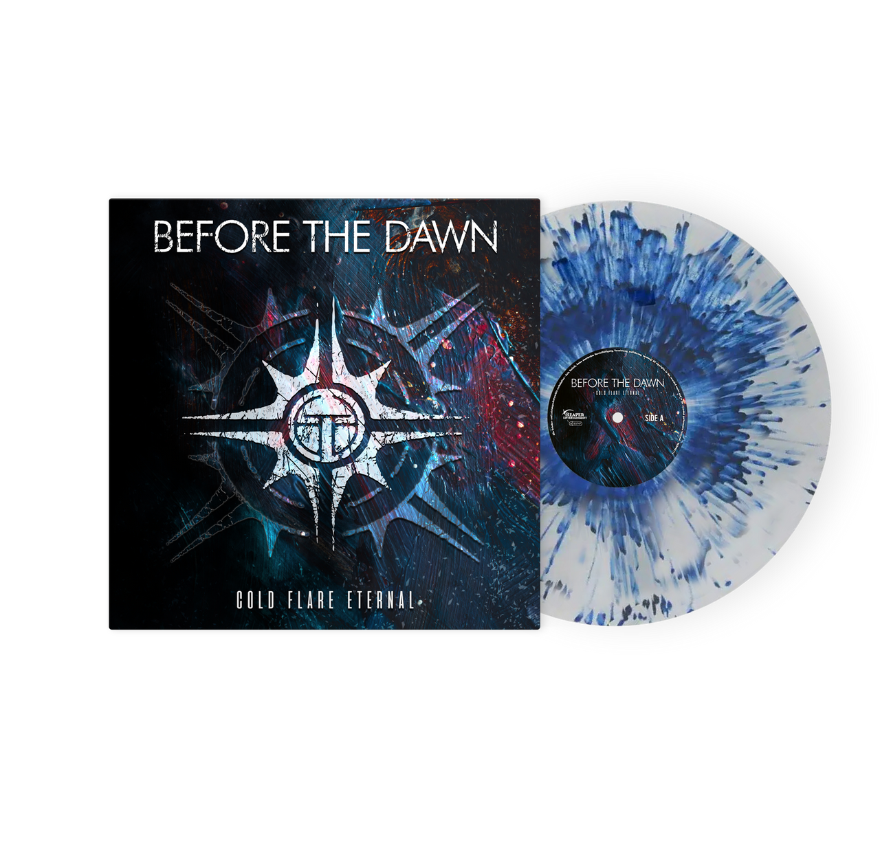 PRE-ORDER - Before The Dawn 'Cold Flare Eternal' LP Blue Splatter Vinyl - RELEASE DATE 5th September 2025