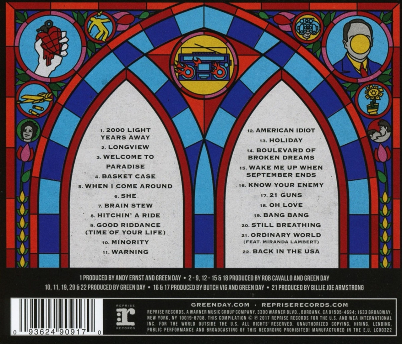 Green Day 'Greatest Hits: God's Favorite Band' CD