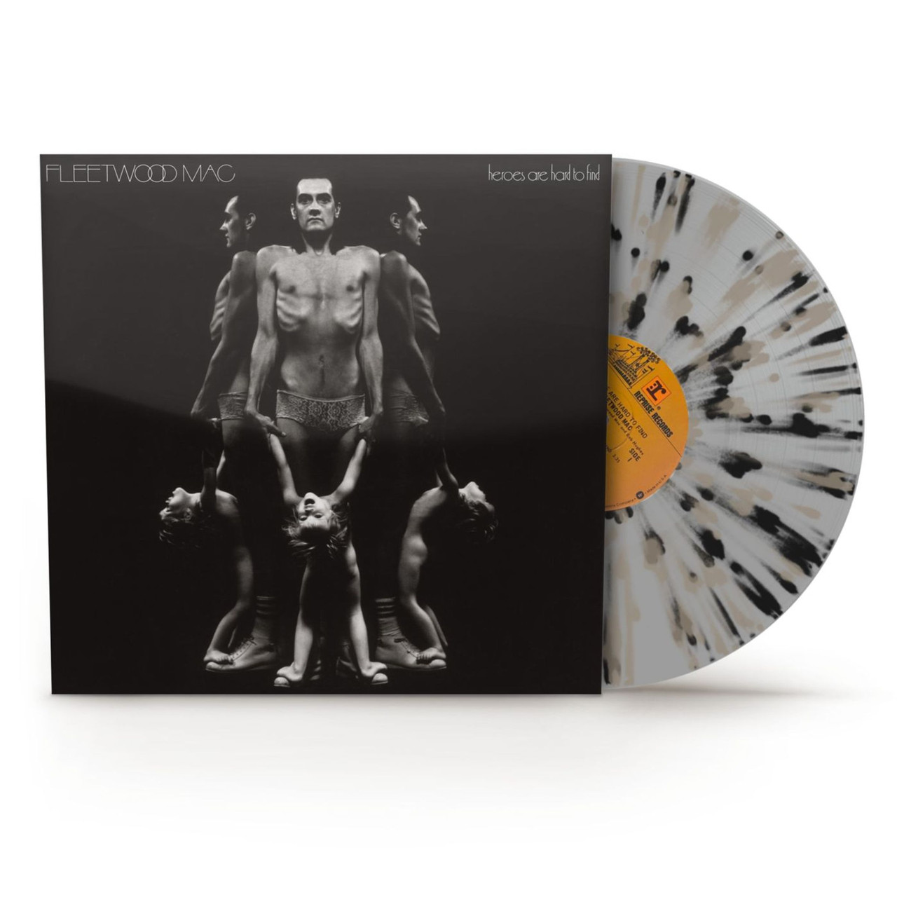 Fleetwood Mac 'Heroes Are Hard To Find' LP White Black Clear Splatter Vinyl