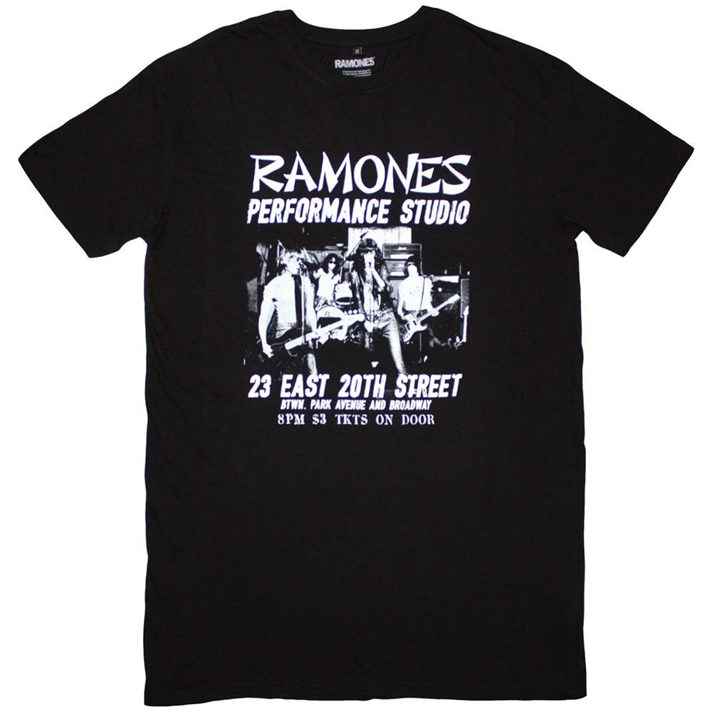 Ramones 'East Village' (Black) Womens T-Shirt Dress