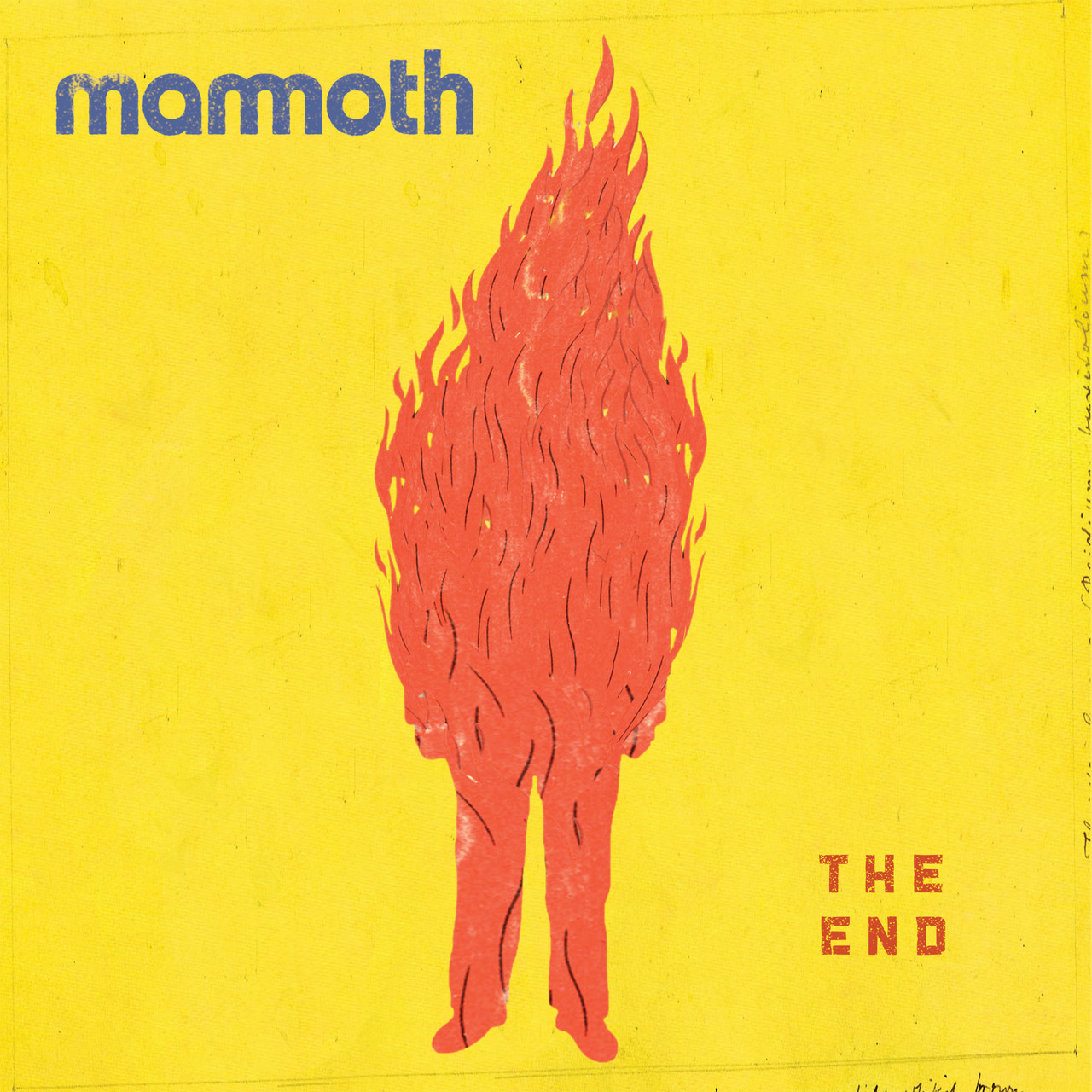 Mammoth 'The End' LP Orange Red Splatter Vinyl