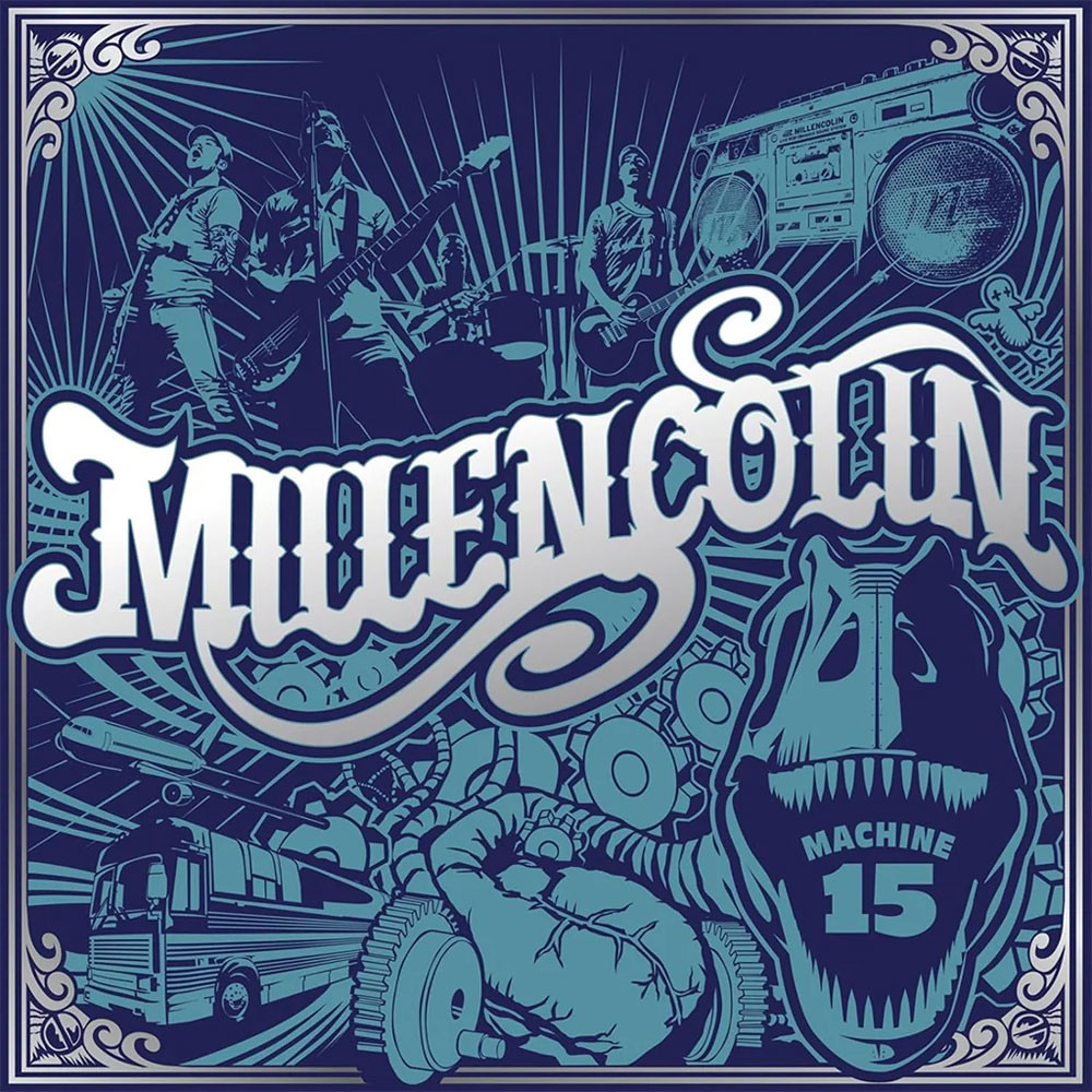 Millencolin 'Machine 15' LP Dolphin Vinyl Front Cover