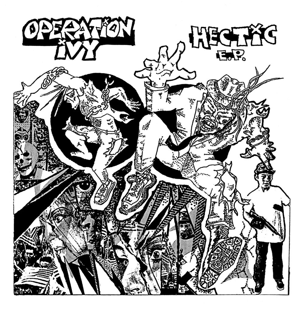 Operation Ivy 'Hectic' EP Black Vinyl Front
