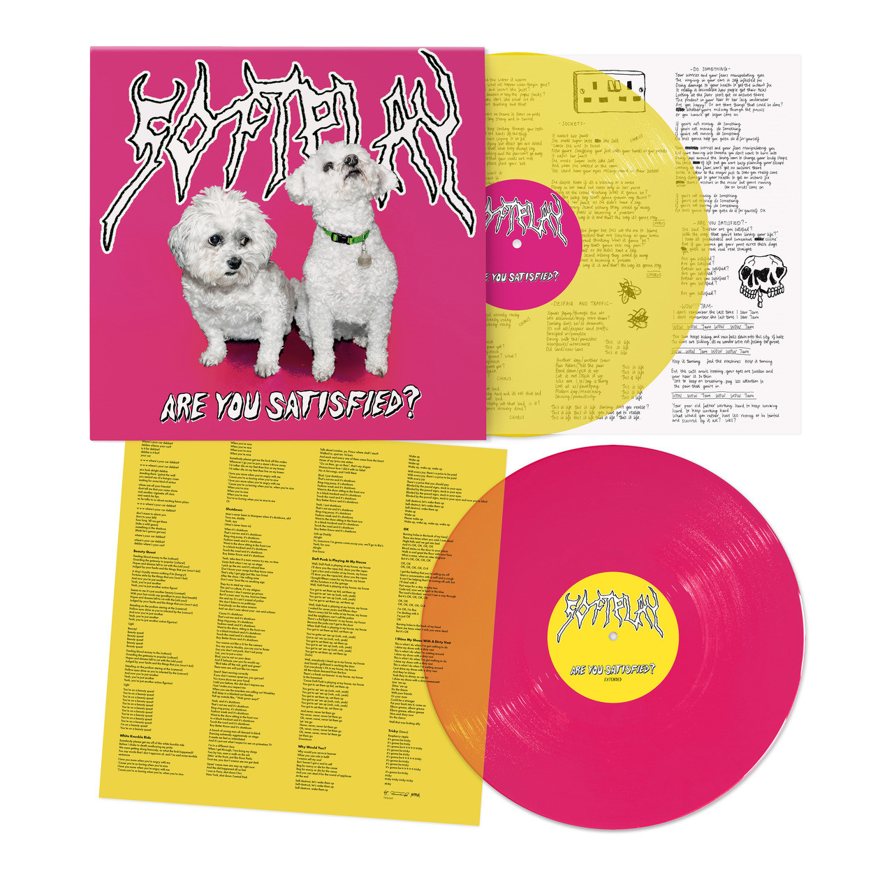 Soft Play 'Are You Satisfied?' 2LP Pink Yellow Vinyl