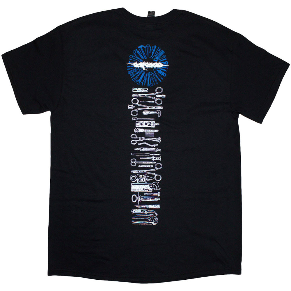Carcass 'Necro-Head' (Black) T-Shirt BACK