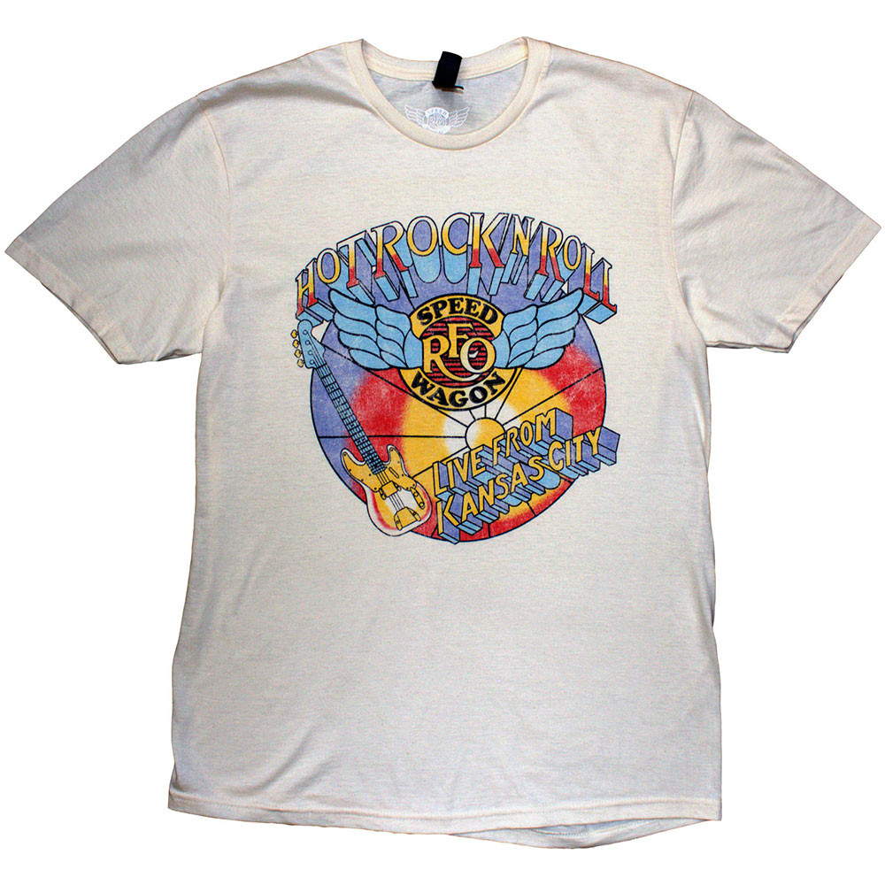 REO Speedwagon 'Kansas' (Natural) T-Shirt