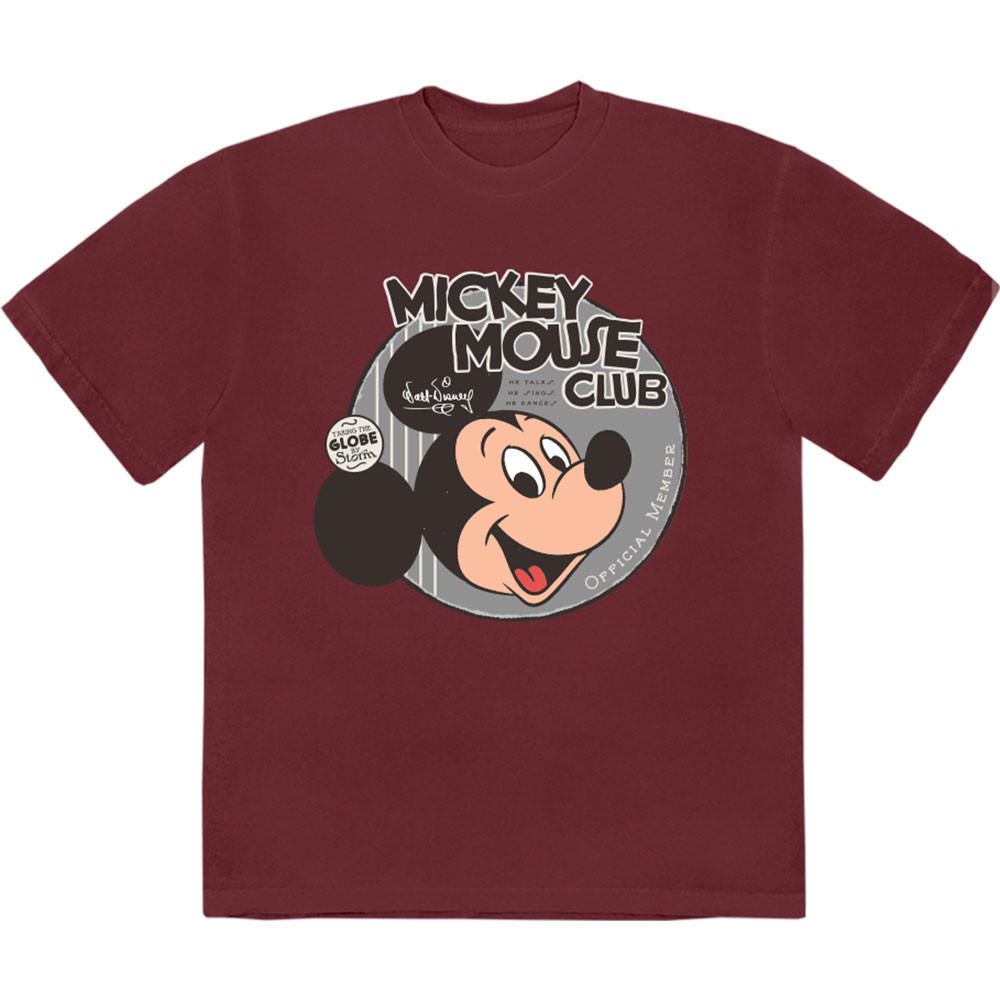 Disney Mickey Mouse 'Mickey Mouse Club' (Red) T-Shirt