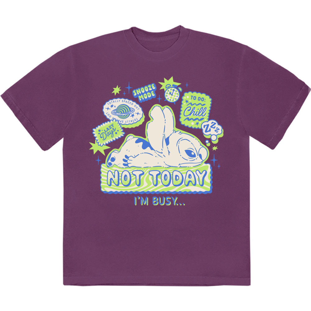 Disney Lilo & Stitch 'Not Today' (Purple) T-Shirt