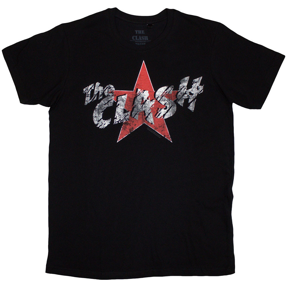 The Clash 'Star Logo' (Black) T-Shirt