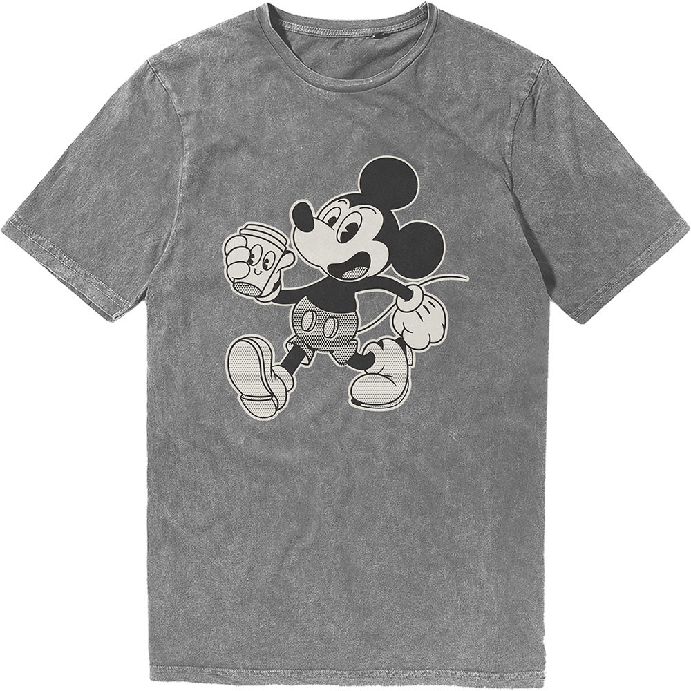 Disney Mickey Mouse 'Mickey Vintage Walk' (Stone Wash) Limited Edition T-Shirt