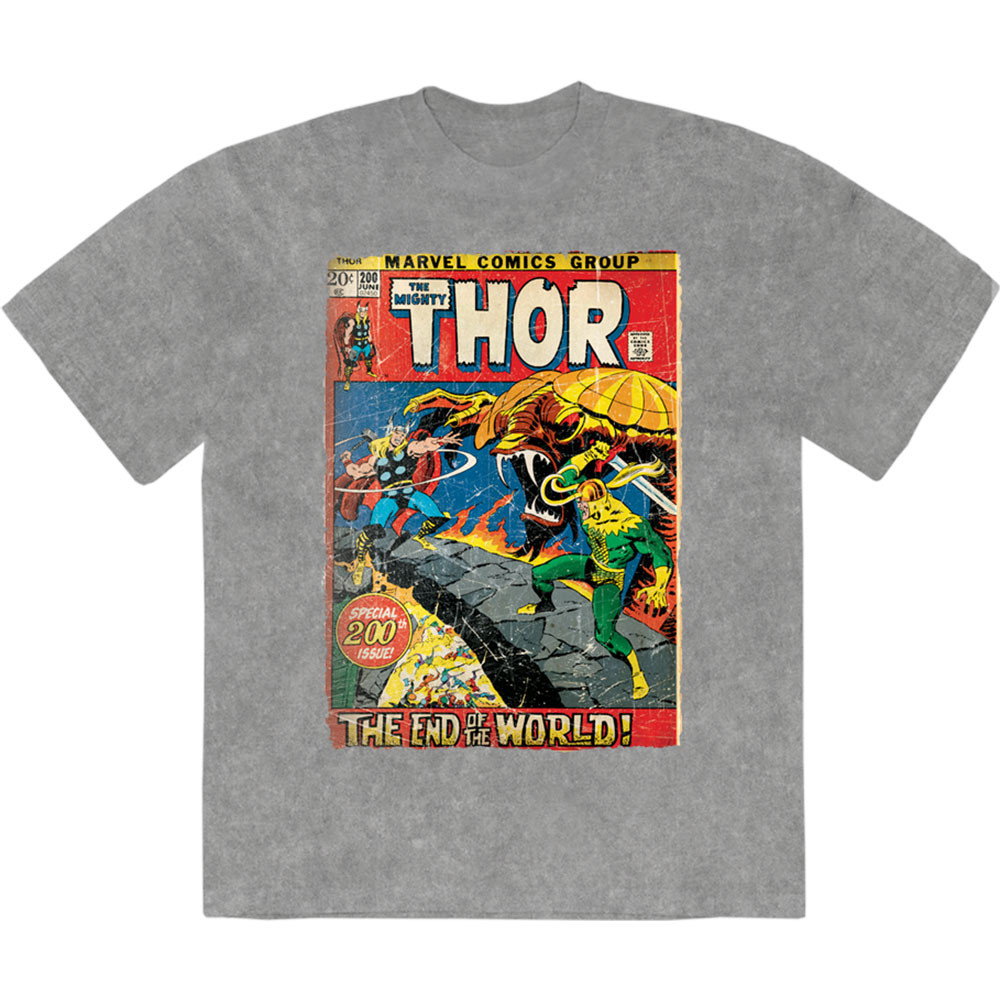 Marvel Thor 'End Of The World' (Stone Wash) Limited Edition T-Shirt