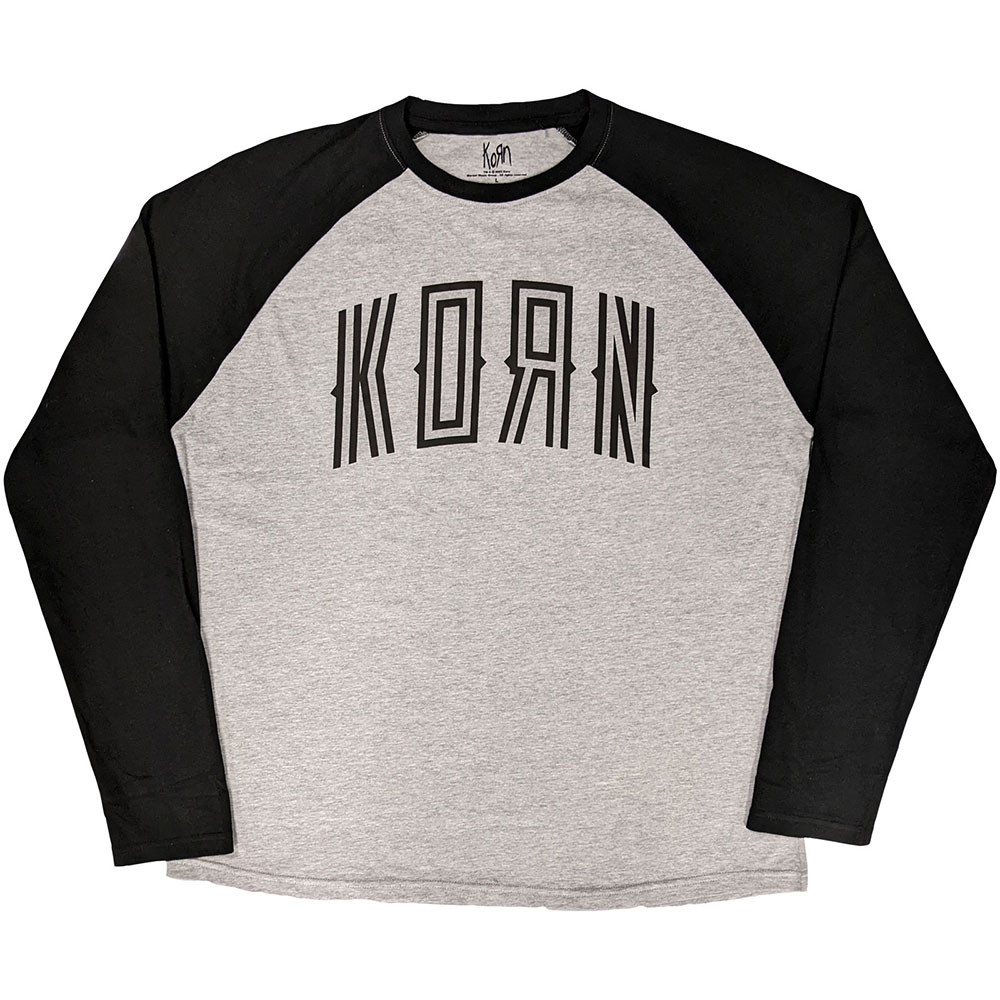 Korn 'Freak '98' (Black & Grey) Long Sleeve Eco Raglan Shirtt