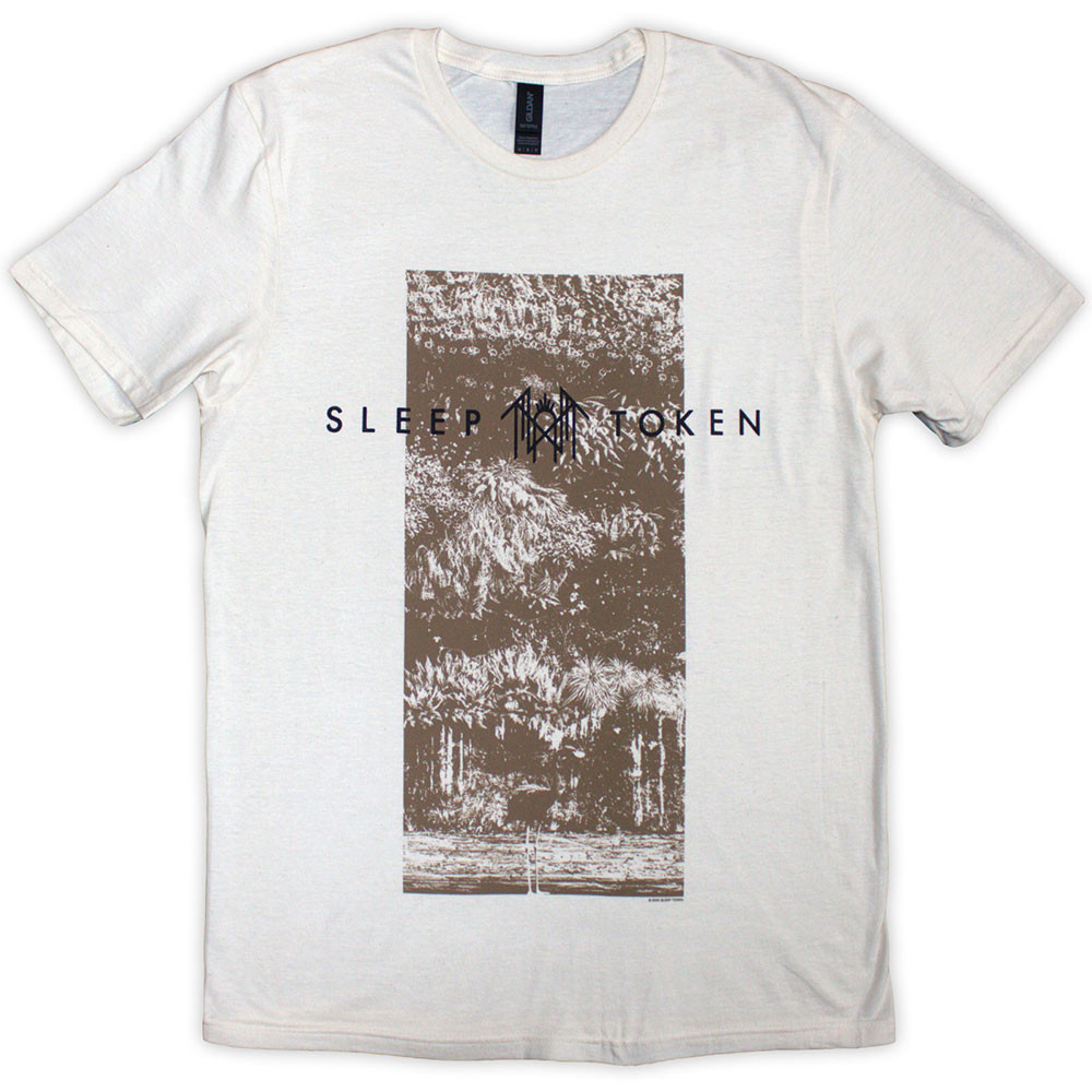 Sleep Token 'Even In Arcadia Mono' (Natural) T-Shirt