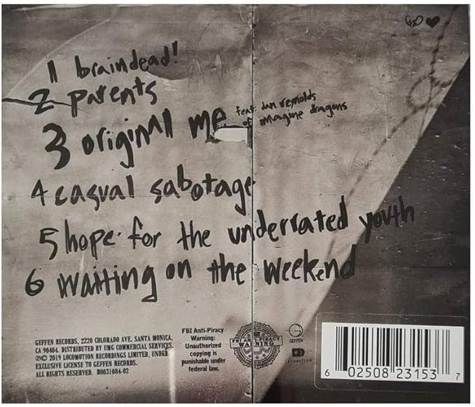 YUNGBLUD 'The Underrated Youth' EP CD
