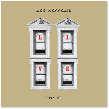 Led Zeppelin 'Live EP' 12" Black Vinyl