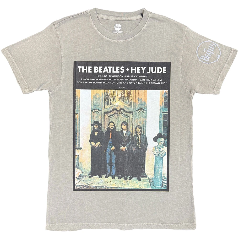 The Beatles 'Doorway' (Grey) Eco T-Shirt
