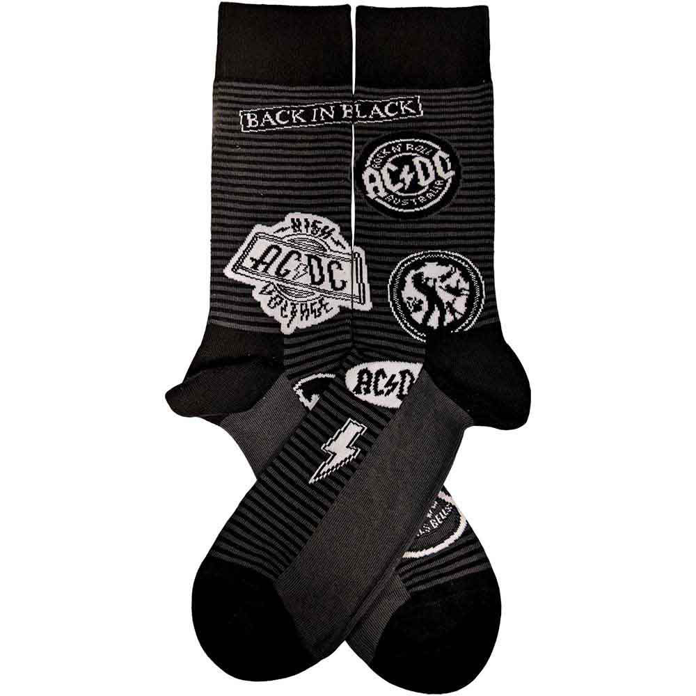 AC/DC 'Icons' (Multicoloured) Womens Socks (One Size = UK 4-7)