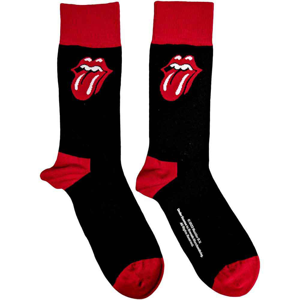 The Rolling Stones 'Classic Tongue' (Multicoloured) Womens Socks (One Size = UK 4-7)
