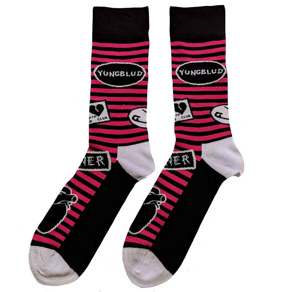 Yungblud 'Symbols' (Multicoloured) Womens Socks (One Size = UK 4-7)