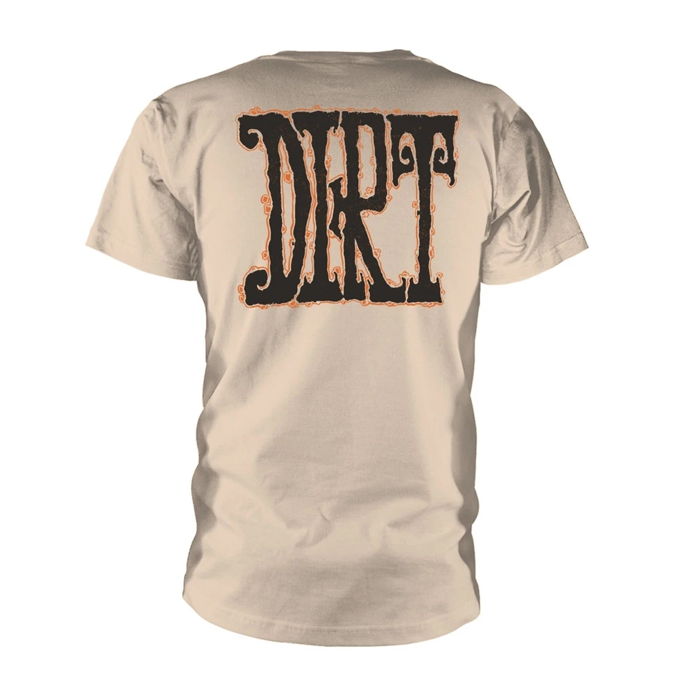 Alice In Chains 'Vintage Dirt Sun' (Natural) T-Shirt Back