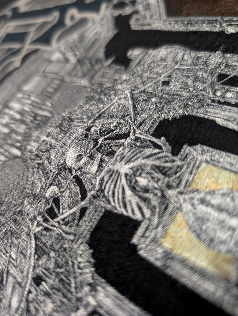 Ghost 'Skeleta' (Black) T-Shirt close up 03 detail