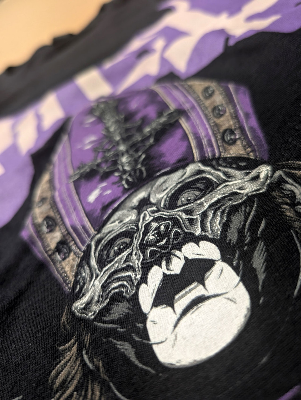 Ghost 'The Tall Man V' (Black) T-Shirt - Eye Drop Select up close 01 Face