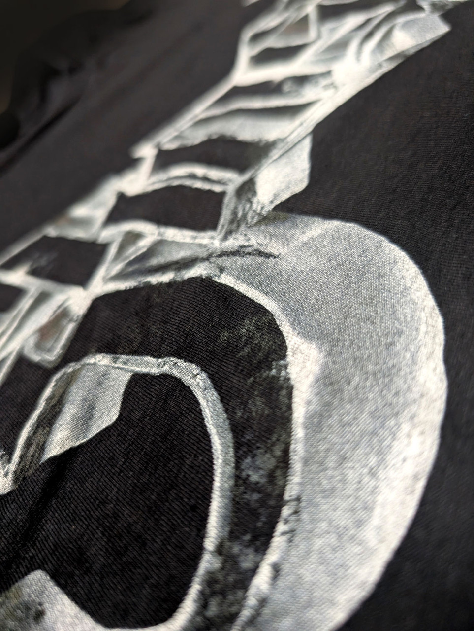 Ghost 'Chrome Logo' (Black) T-Shirt - Eye Drops Select