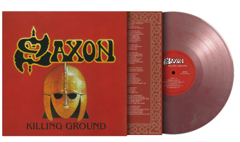 Saxon 'Killing Ground' LP 180g Red Silver Marble Vinyl