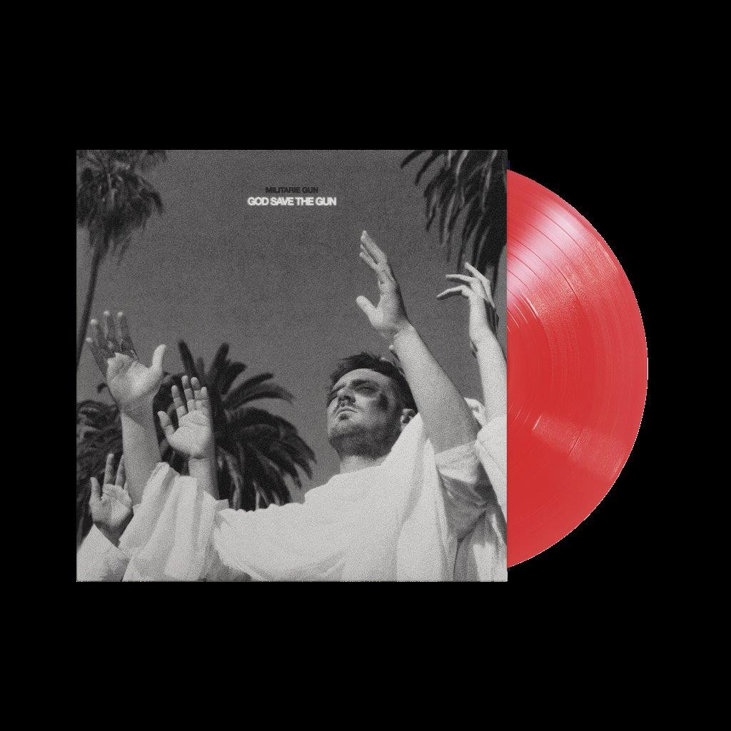 Militarie Gun 'God Save The Gun' LP Translucent Red Vinyl