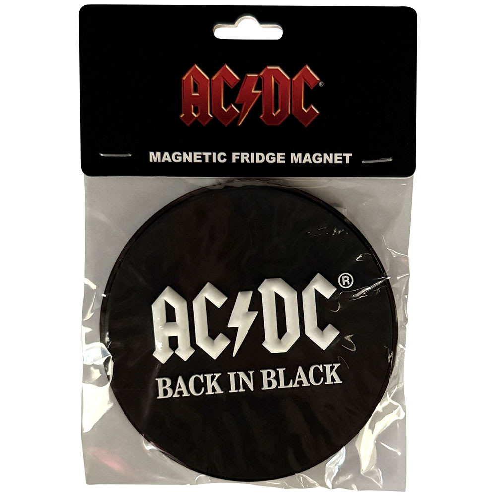 AC/DC 'Back In Black' Fridge Magnet