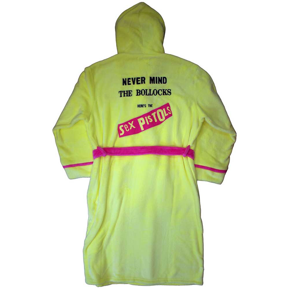 Sex Pistols 'Never Mind The Bollox Original Album' (Yellow) Bathrobe BACK