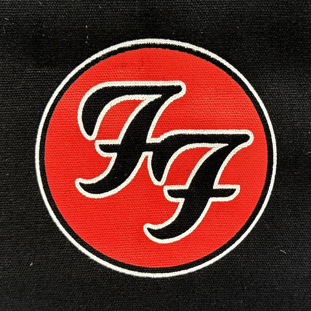 Foo Fighters 'FF Logo' (Black) Zipped Tote Bag
